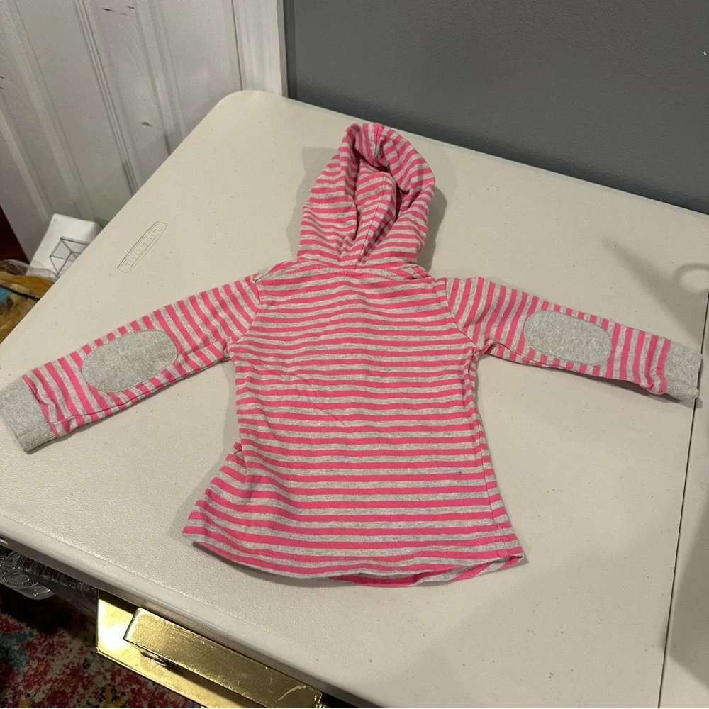 12 Months Carter's Peplum Sweatshirt & Long Sleeve Hoodie with Elbow Pads